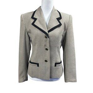 Vintage En Avance Blazer Womens Size 4 Checkered